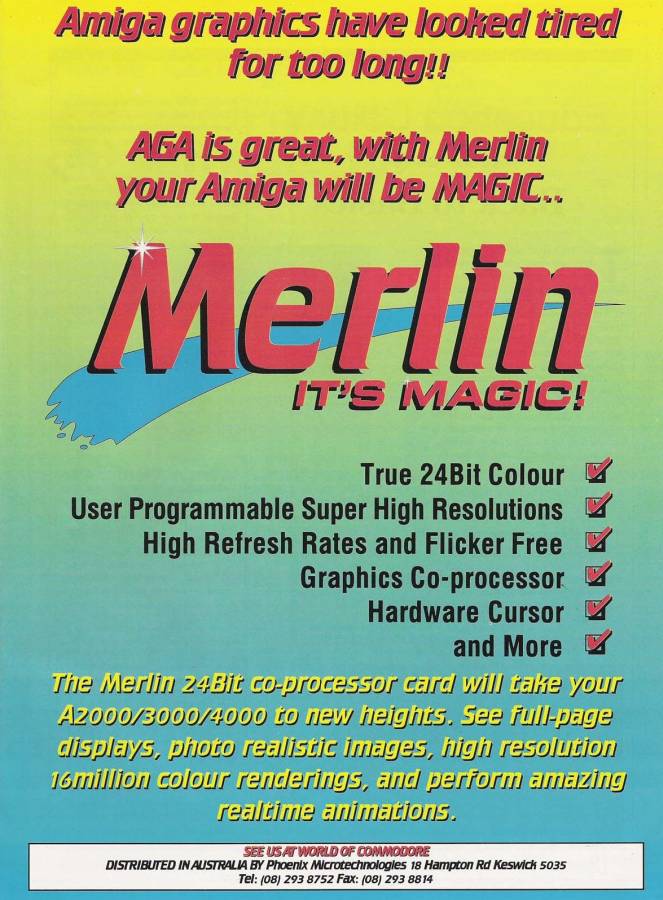 X-Pert Computer Services / Prodev Merlin - Vintage Ad (Datum: 1993-07, Herkunft: AU)