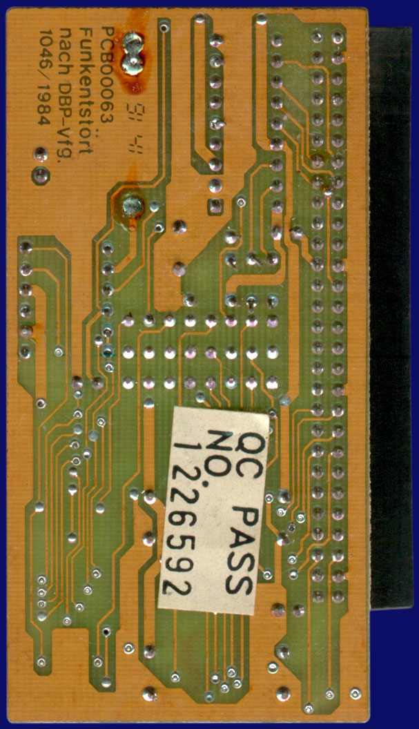  unidentified A500 RAM boards - 2. unidentified A500 512 kB RAM board, back side