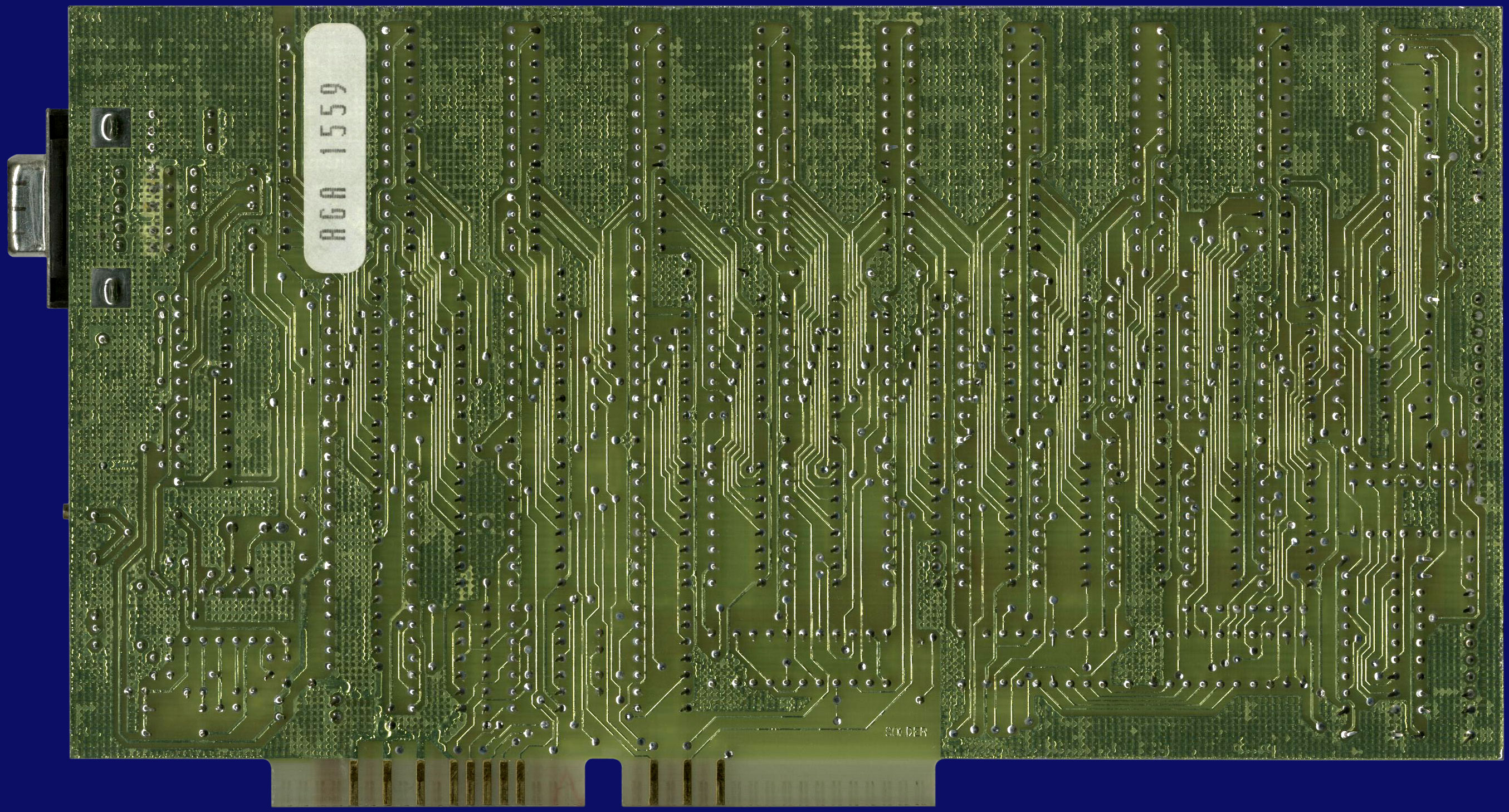 Microway AGA-2000 - NTSC version, back side