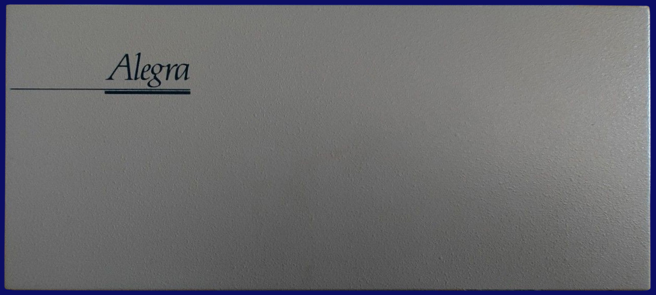 Access Associates Alegra - Oberseite