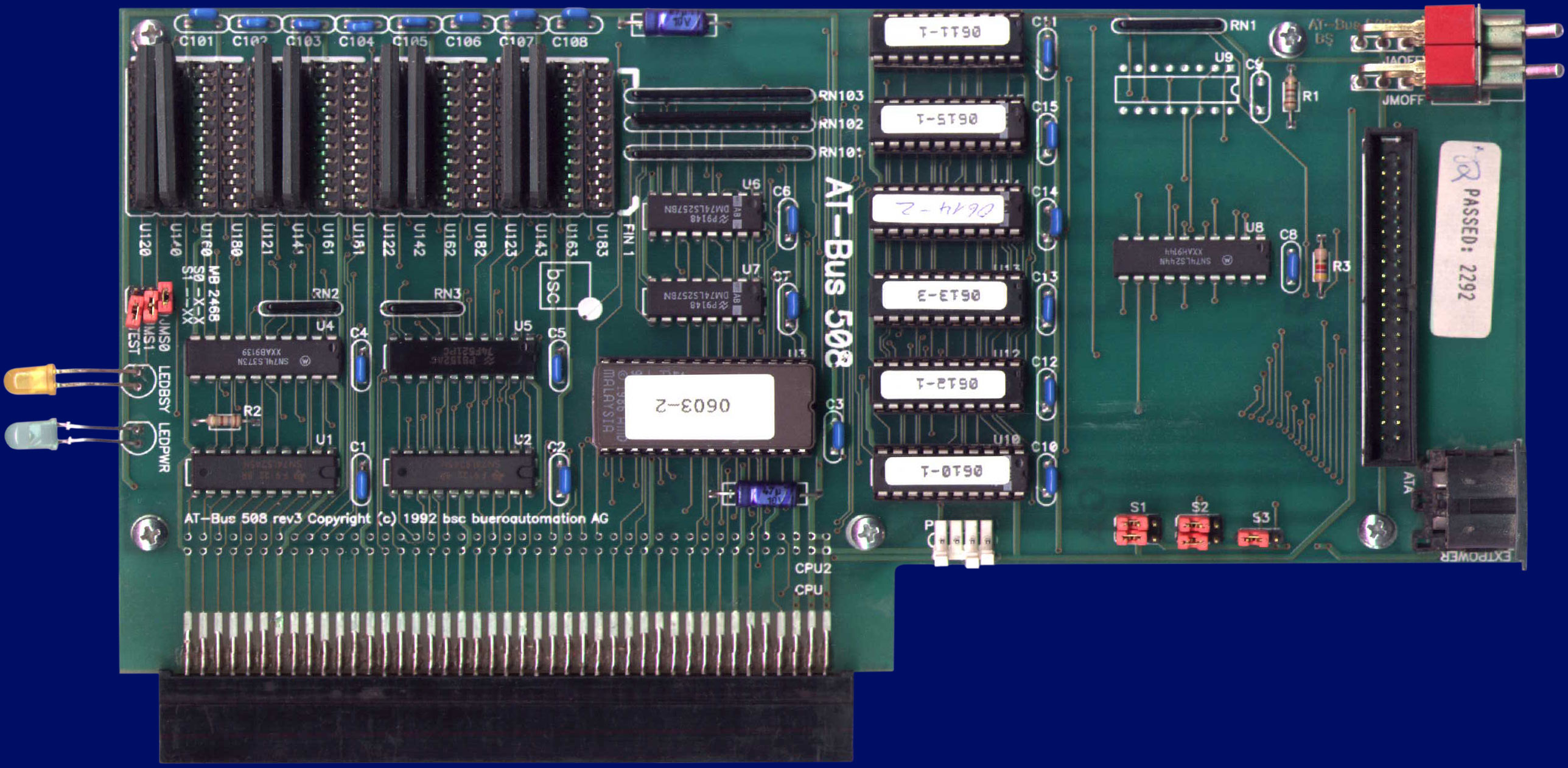 BSC AT-Bus 508 - PCB, front side
