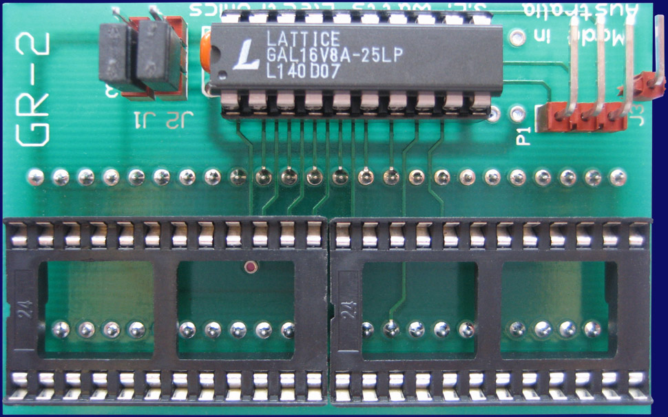 S.E. Watts Electronics AX-RAM FOUR - GR-2 Adapter Board, front side