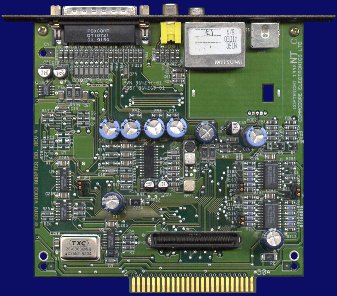 Commodore CDTV II - NTSC Video module, front side