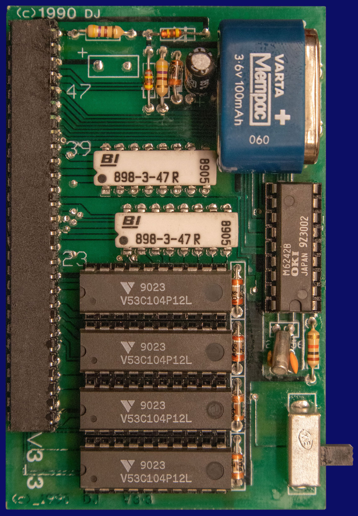 Cortex Design Technologies 512K - rev 3.3, w/ clock, front side