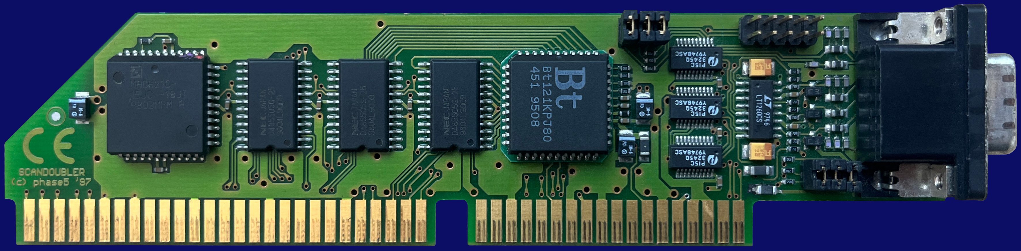 Phase 5 Digital Products CyberVision 64/3D - Scandoubler module, front side