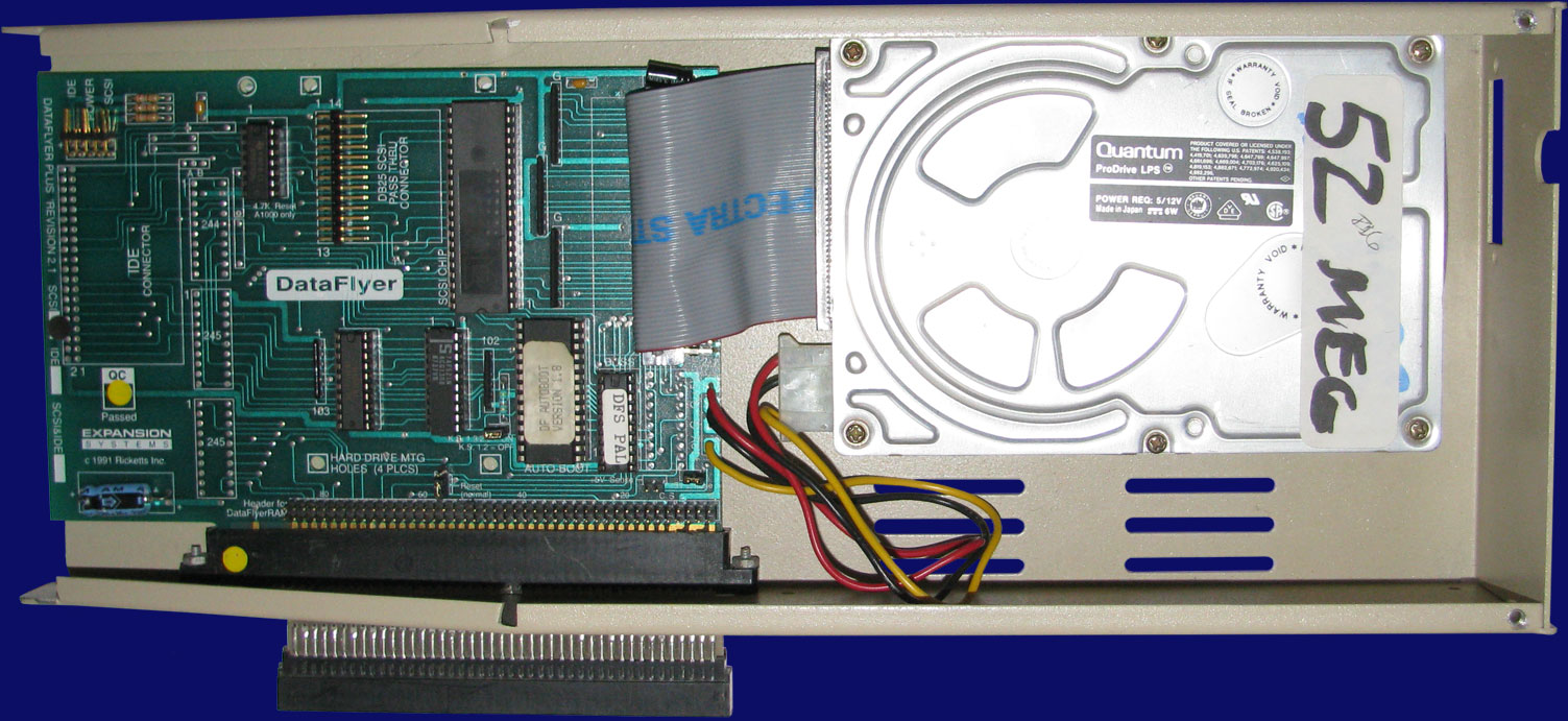 Expansion Systems DataFlyer 500 (Rapid Access Turbo) - SCSI version, inside side