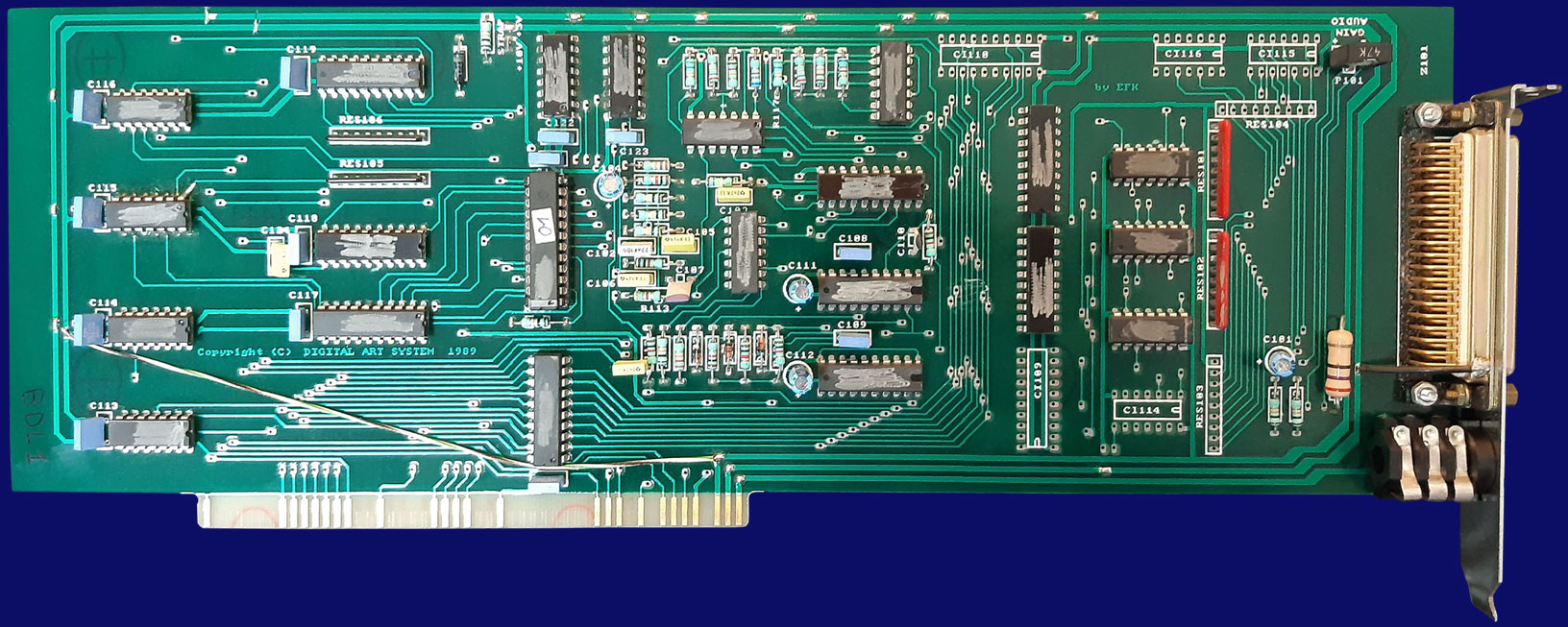 Digital Art System Daslight Disco - BLD1 card, front side