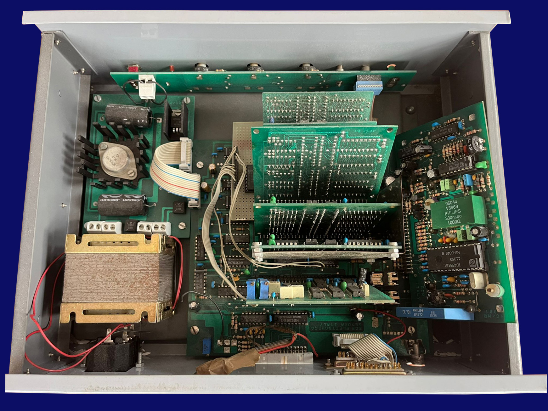 ECR Elettronica Framer & Framer Overscan - open, dislocated PCB, top side