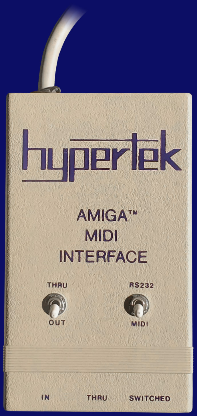 Hypertek / Silicon Springs Development Amiga MIDI Interface - Oberseite