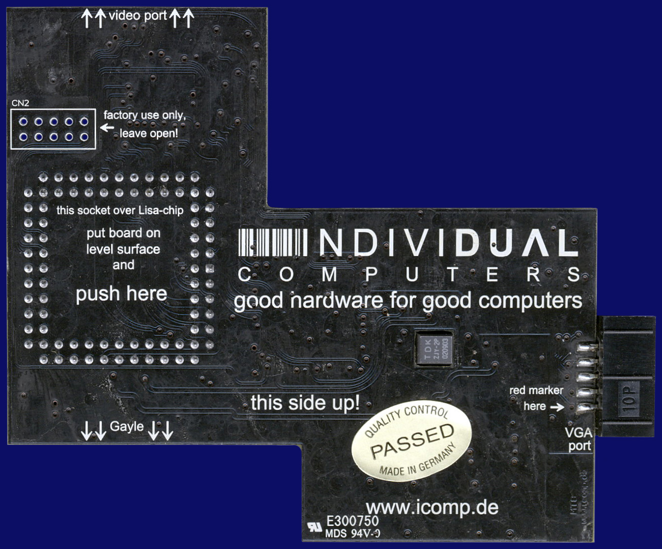 Individual Computers Indivision AGA 1200 / Indivision AGA 4000 - Indivision AGA 1200, back side