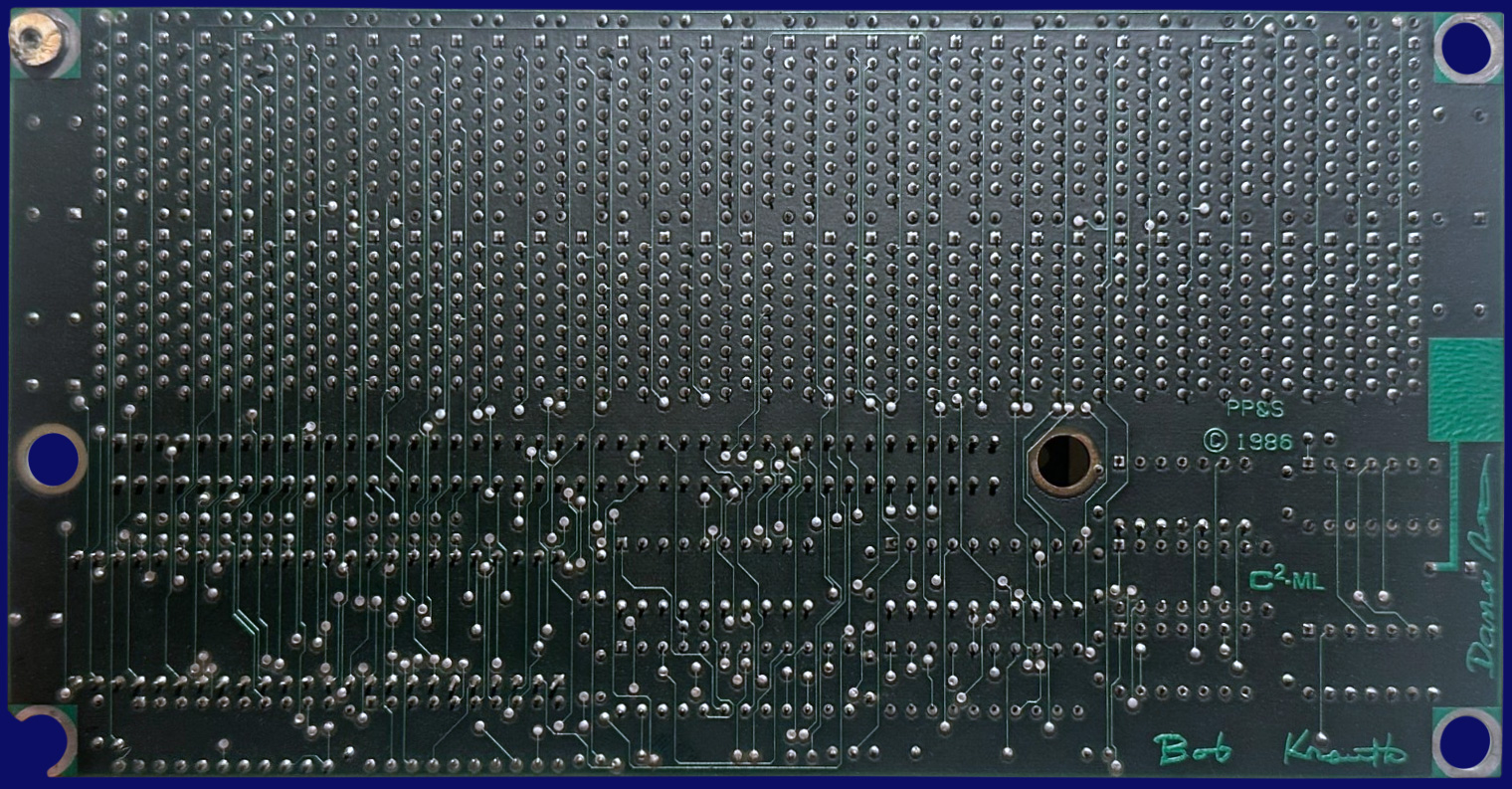 Promiga / Progressive Peripherals & Software MegaBoard 2 - Platine, R&uuml;ckseite