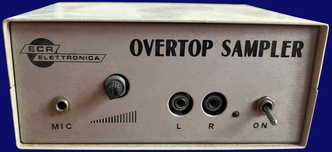 ECR Elettronica Overtop Sampler - Vorderseite