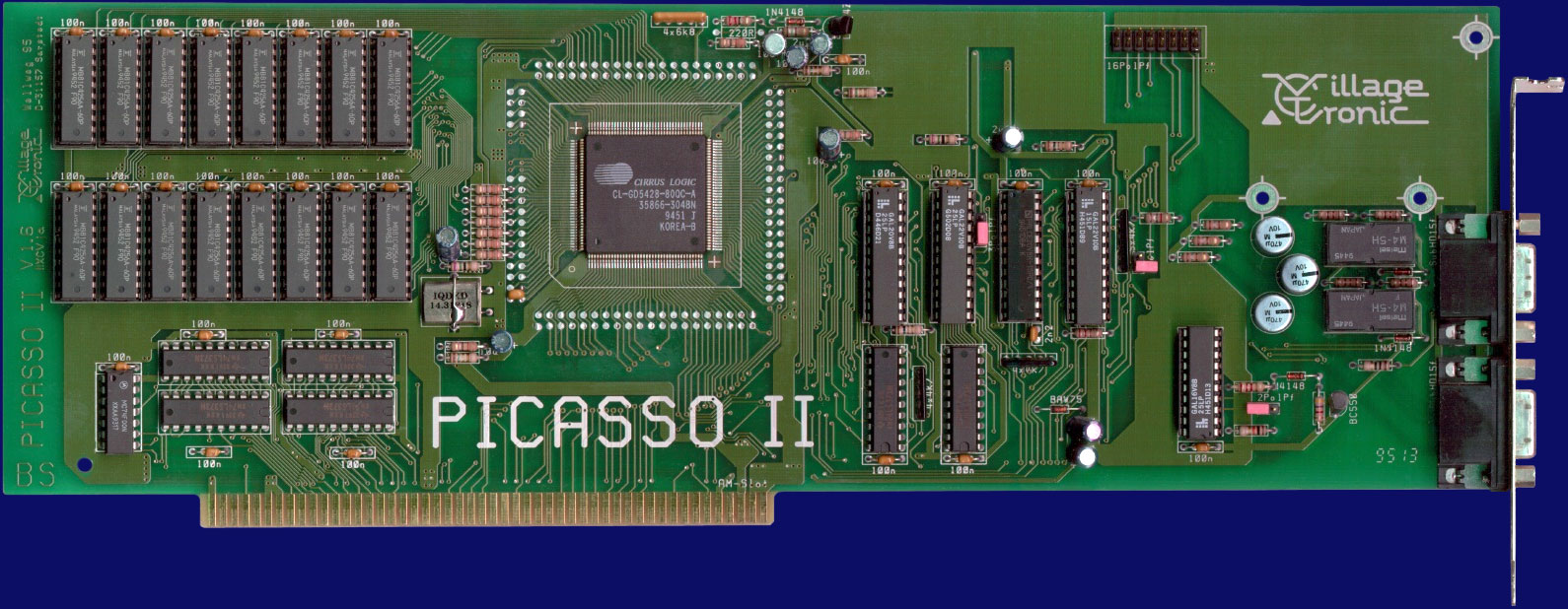 Village Tronic Picasso II - Rev 1.6, front side