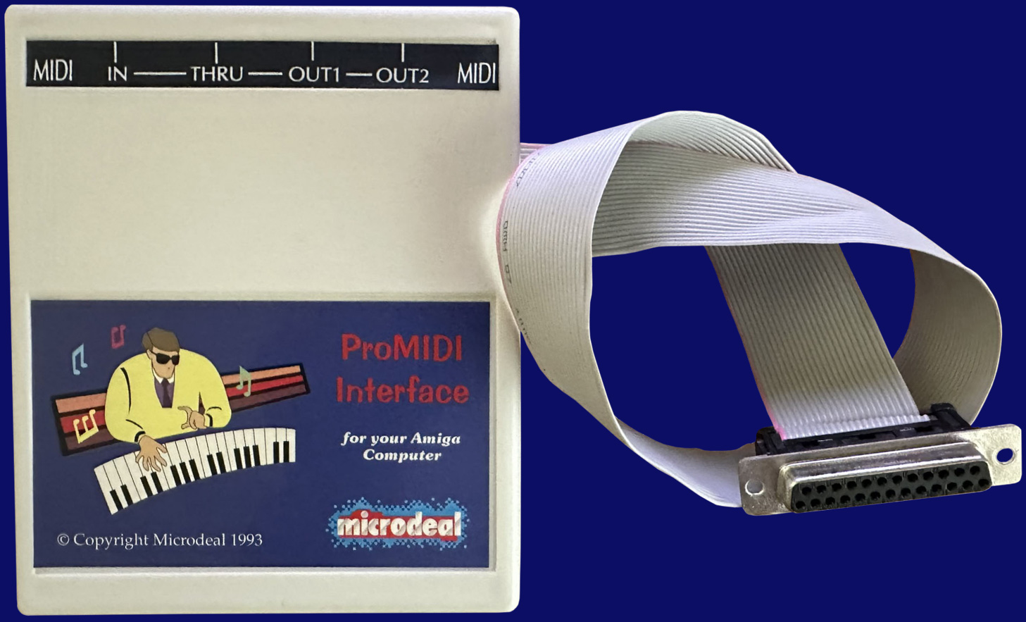 Microdeal ProMIDI Interface - Vorderseite