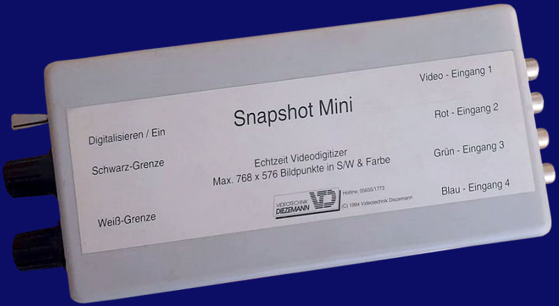 Videotechnik Diezemann Snapshot Mini - top side