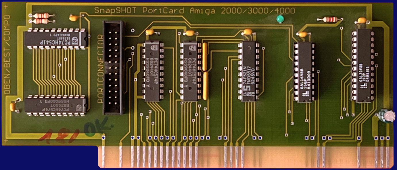 Videotechnik Diezemann Snapshot PortCard - front side