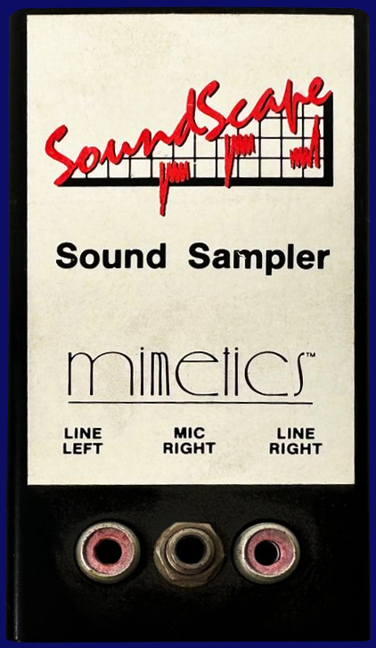 Mimetics SoundScape Sampler - front side