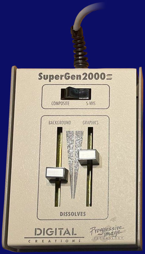 Digital Creations / Progressive Image Technology SuperGen 2000s - Dissolve Controller, front side
