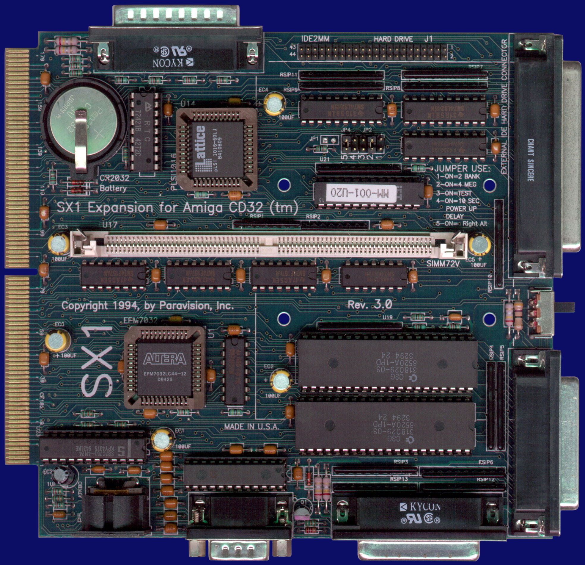 Paravision / Microbotics SX-1 - Main board, front side