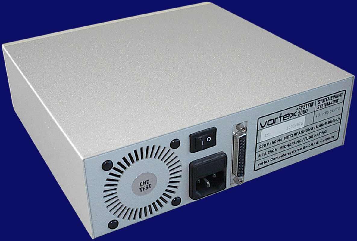 Vortex System 2000 - System-Einheit, Rückseite