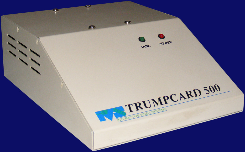 Interactive Video Systems Trumpcard 500 & Trumpcard Professional 500 - TrumpCard 500 Gehäuse, Vorderseite