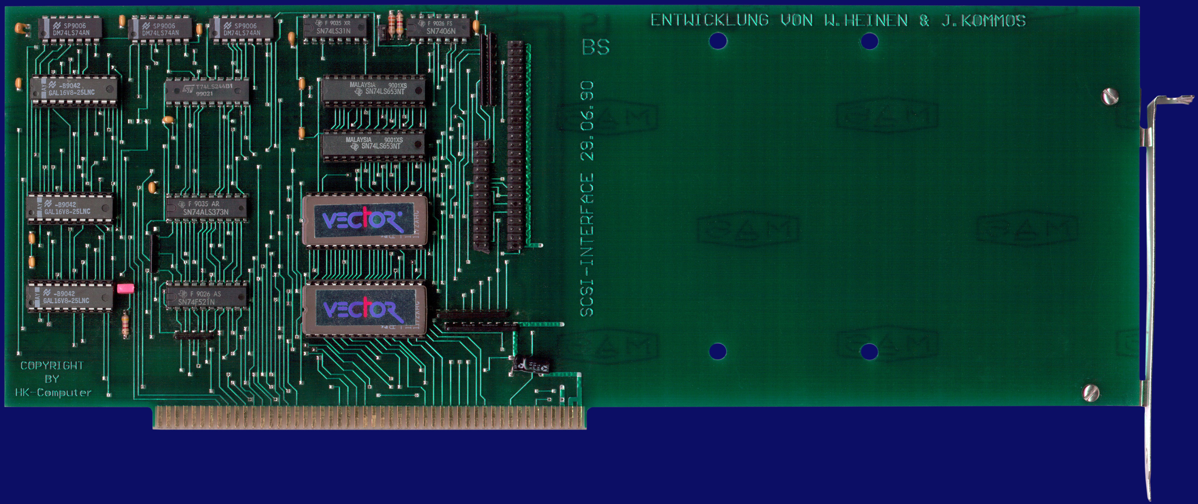 HK-Computer Vector SCSI & Professional SCSI - front side