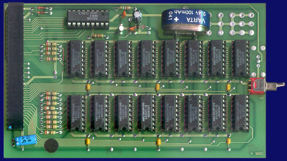 W.T.S. Electronics A500 Pro-RAM - front side