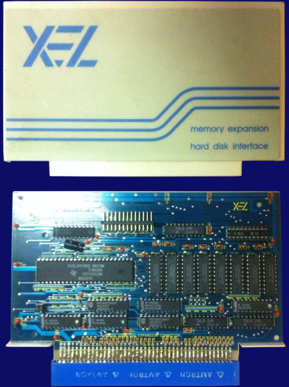XEL Memory Expansion / Hard Disk Interface - top side