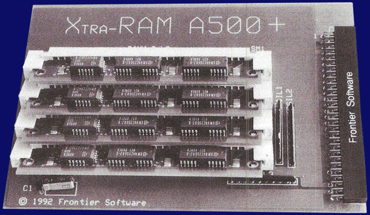 Frontier Software Xtra-RAM A500+ - front side