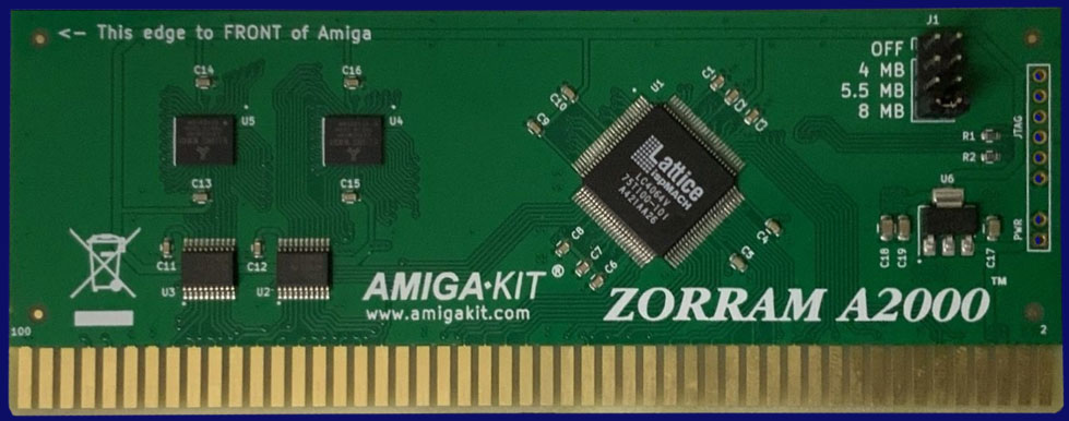 AmigaKit Zorram A2000 - front side