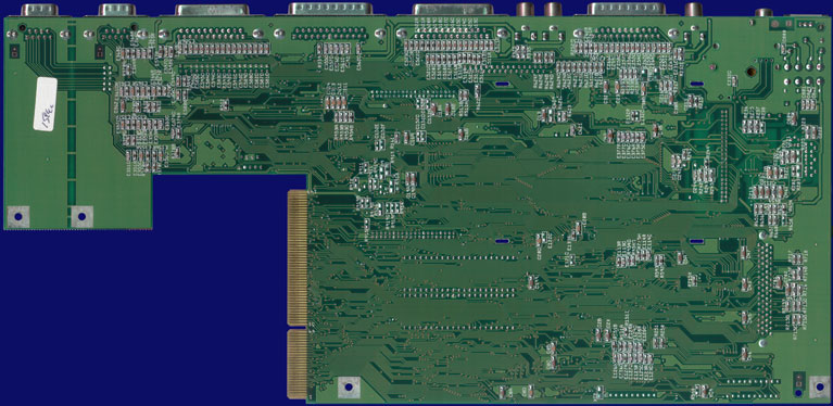 Commodore Amiga 1200 - Rev. 1D1, Rückseite