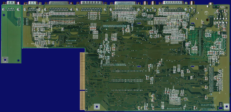 Commodore Amiga 1200 - Rev. 2B, Rückseite