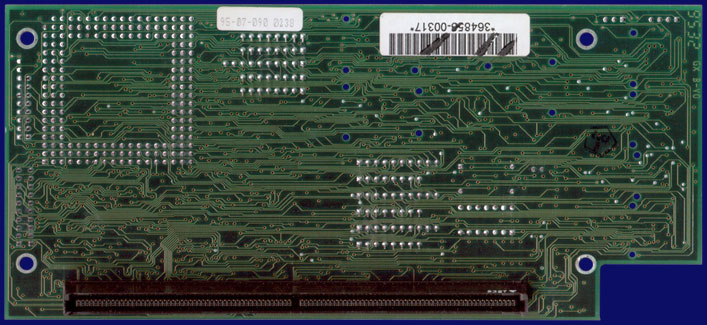 Commodore A3640 - Rev. 3.2, Rückseite