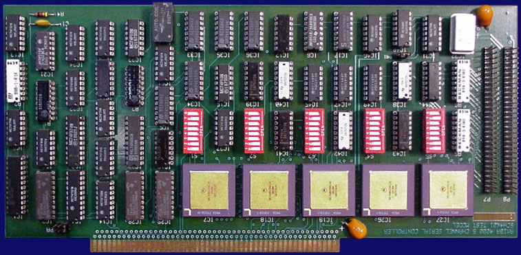 unidentified A4000 I/O cards - 5 channel serial controller, front side