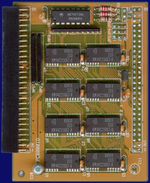  unidentified A500 RAM boards - 1. unidentified A500+ 1 MB RAM board, front side