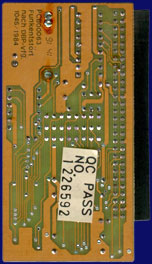  unidentified A500 RAM boards - 2. unidentifizierte RAM-Karte (A500, 512 kB), Rückseite