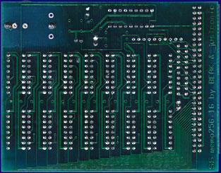  unidentified A500 RAM boards - 4. unidentified A500 512 kB RAM board, back side