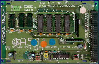 Commodore A501 - Rev. 6, Vorderseite