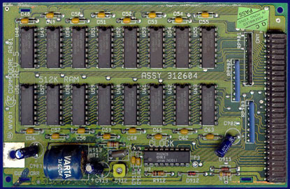 Commodore A501 - Rev. 5, Rückseite