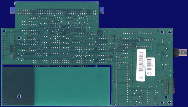 Commodore A560 - Platine, Rückseite