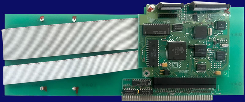 AHS (Amegas Hard- & Software) Filecard 2000 - back side