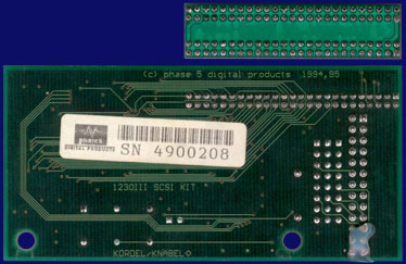 Phase 5 Digital Products Blizzard SCSI Kit III - back side