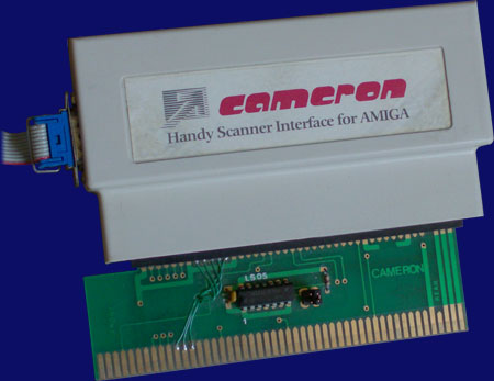 Cameron Handy Scanner - A500-Interface mit Zorro-Adapter, Vorderseite