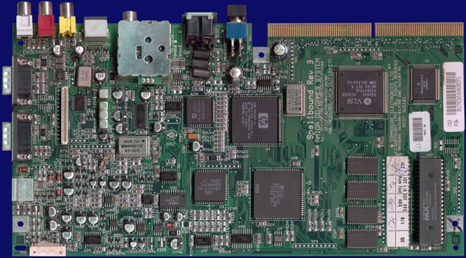 Commodore CD32 - Hauptplatine Rev. 3, Vorderseite