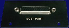 Commodore CDTV SCSI - rear side