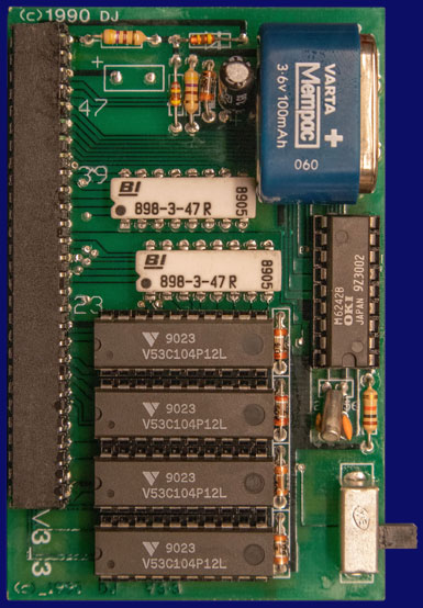 Cortex Design Technologies 512K - Rev. 3.3, mit Uhr, Vorderseite