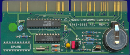 Index Information / Analogic Computers UK fWSI (WallStreet Institute Expansion) - RTC Board, front side