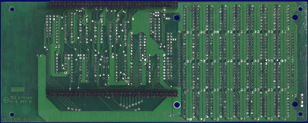 Kupke Golem SCSI II (A500) - Memory daughterboard, back side
