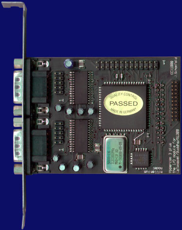 VMC Harald Frank Hypercom Plus - Clock port version, front side