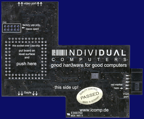 Individual Computers Indivision AGA 1200 / Indivision AGA 4000 - Indivision AGA 1200, Rückseite
